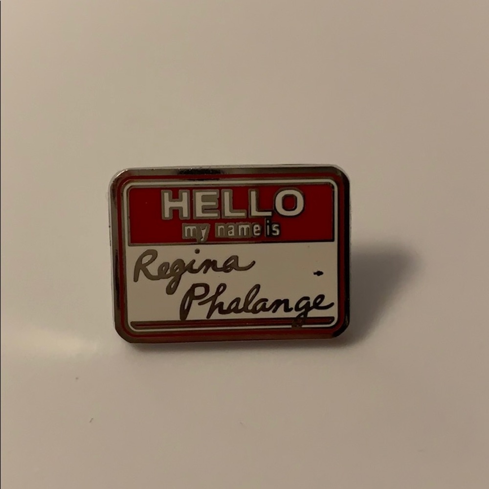 regina phalange enamel pin